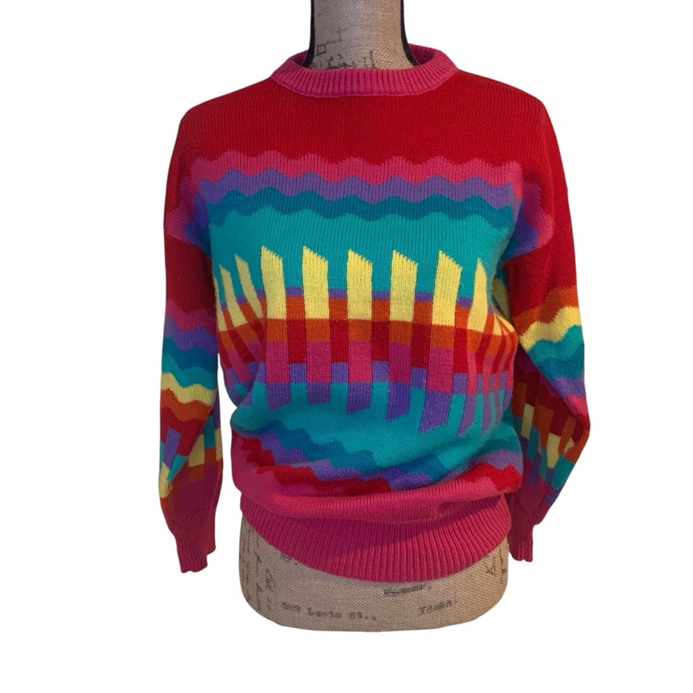 Colorful Zigzag Women's Sweater